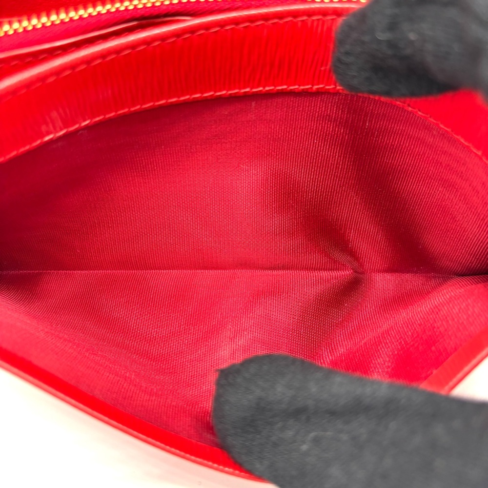 Prada Red Saffiano Leather Wallet with free Gold Chain | comes with box - Picture 11 of 13